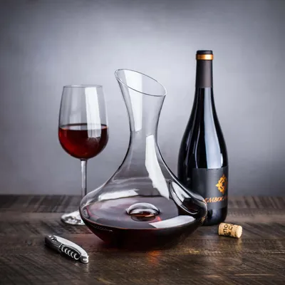 KSP Sommelier 'Captain' Glass Wine Carafe