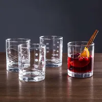 KSP Linea 'Etched' Double Old Fashioned Glasses - Set of 8