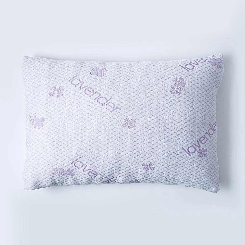 Home Aesthetics Lavender Scented' Bamboo Memory Foam Pillow