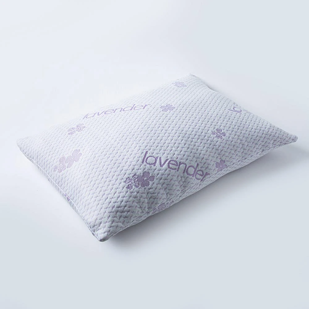 Home Aesthetics Lavender Scented' Bamboo Memory Foam Pillow