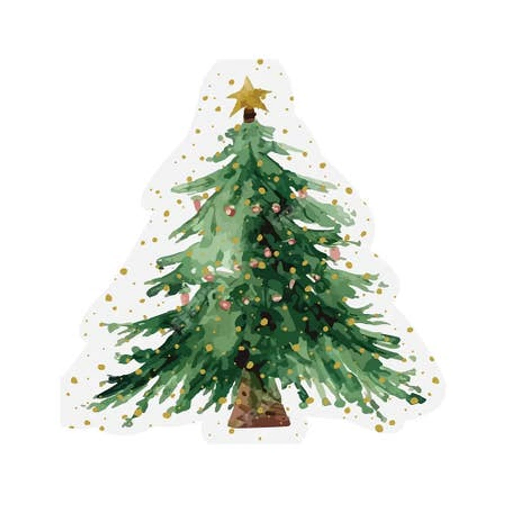 Harman Christmas 3-Ply 'Confetti Tree' Paper Napkin - Set of 20