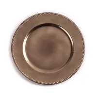 KSP Everyday Charger Plate with Beaded Rim (Bronze)