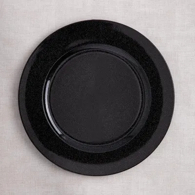 KSP Everyday Charger Plate with Glitter (Black)