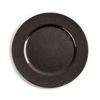 KSP Everyday Charger Plate with Glitter (Black)