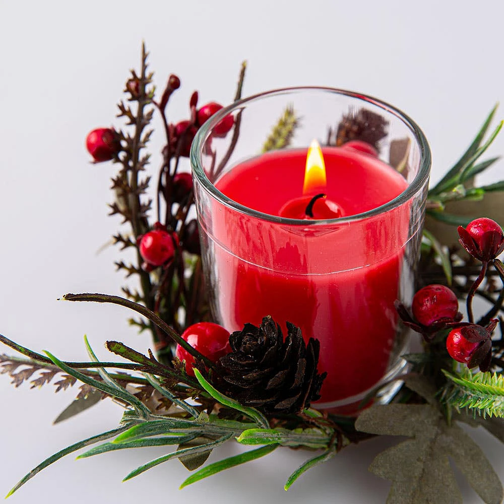 KSP Christmas Favour 'Garland' Unscented Candle 60g