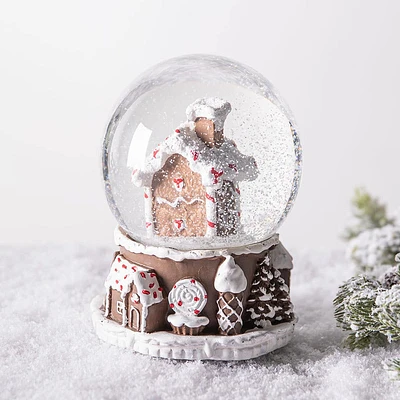 KSP Christmas 'Gingerbread House' Snowglobe (Multi Colour)