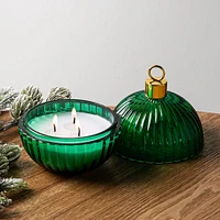 KSP Christmas Bulb 'Eucalyptus Leaves & Patchouli' Scented Candle(Grn)