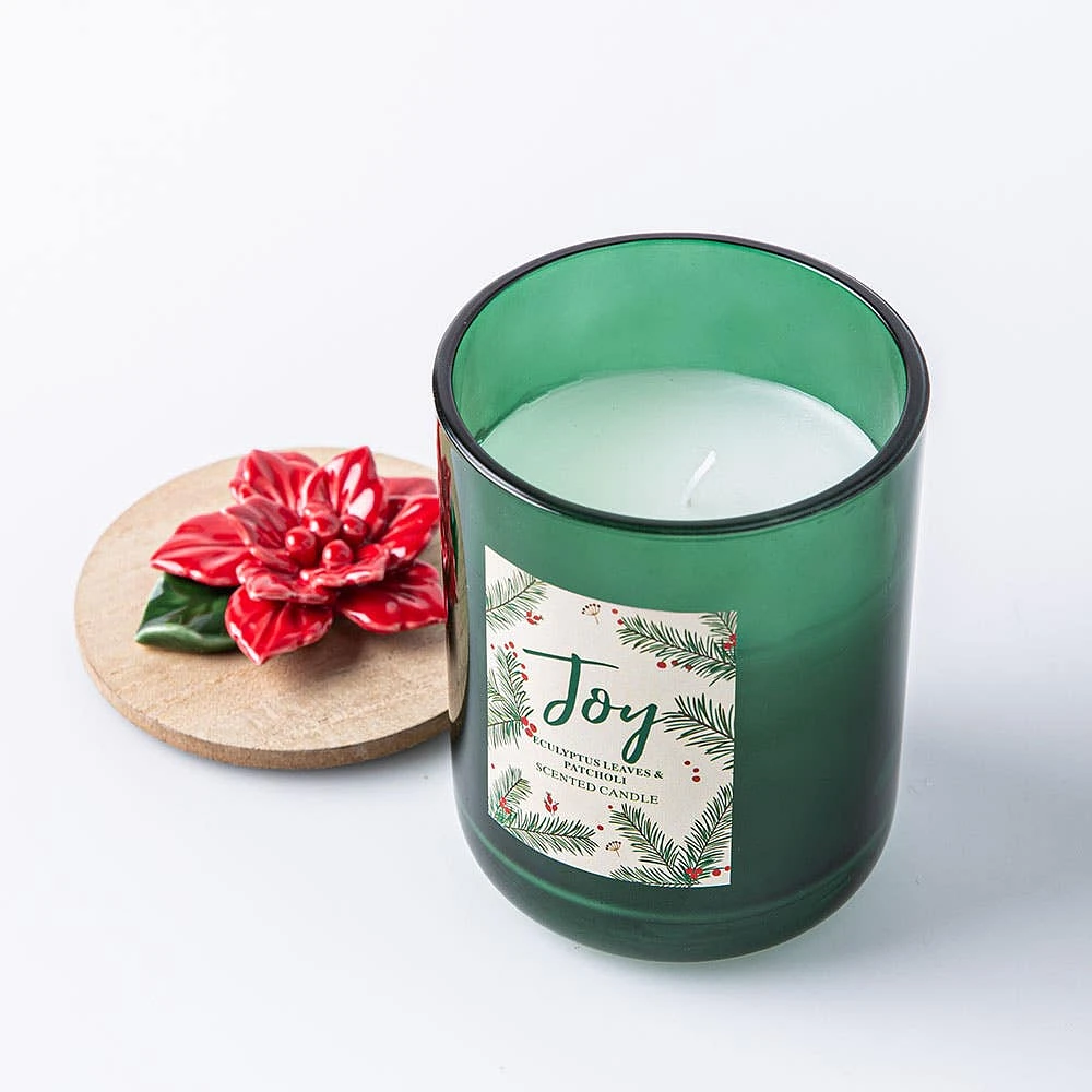 KSP Christmas Joy 'Eucalyptus Leaves & Patchouli' Scented Candle