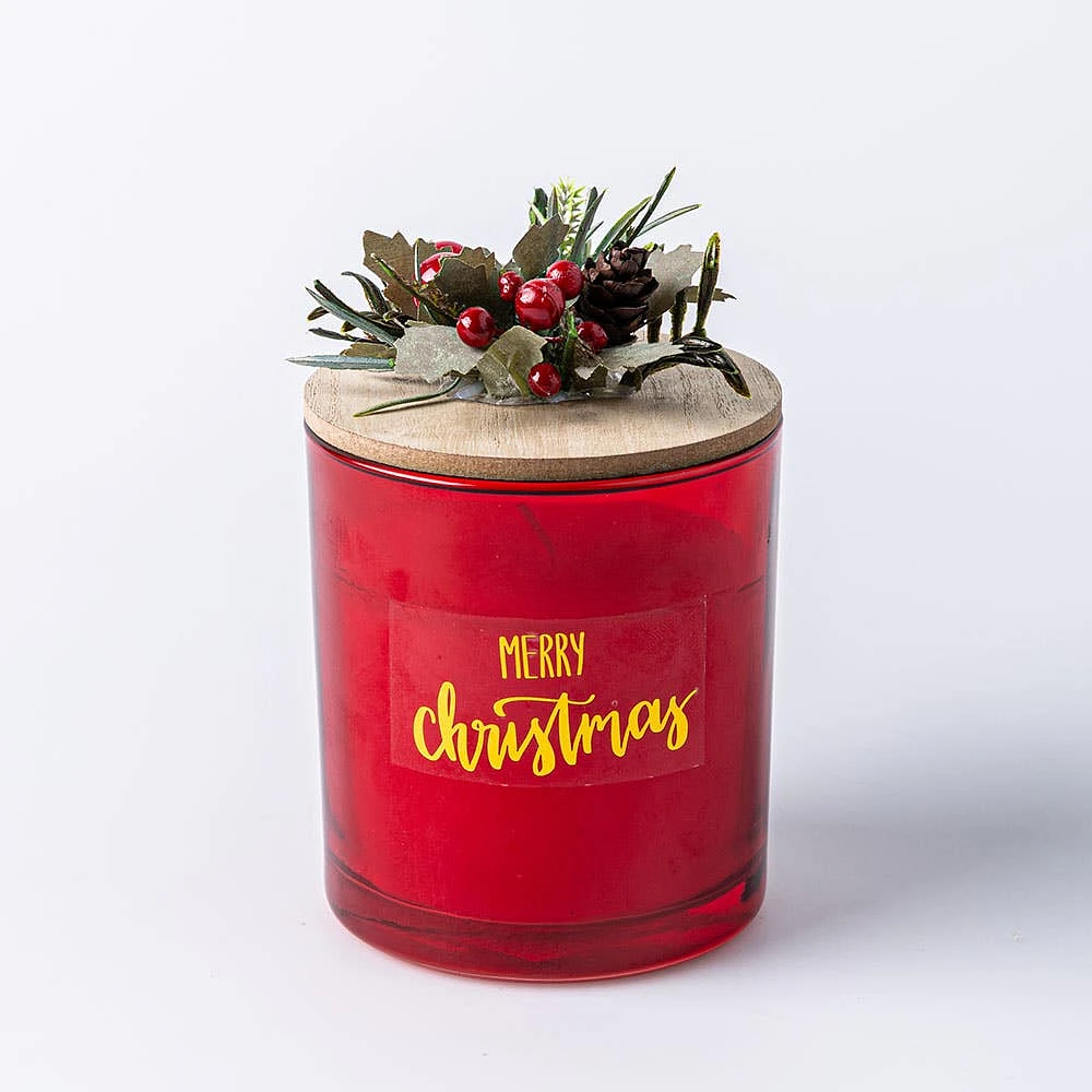 KSP Christmas Merry 'Cinnamon & Vanilla' Scented Candle