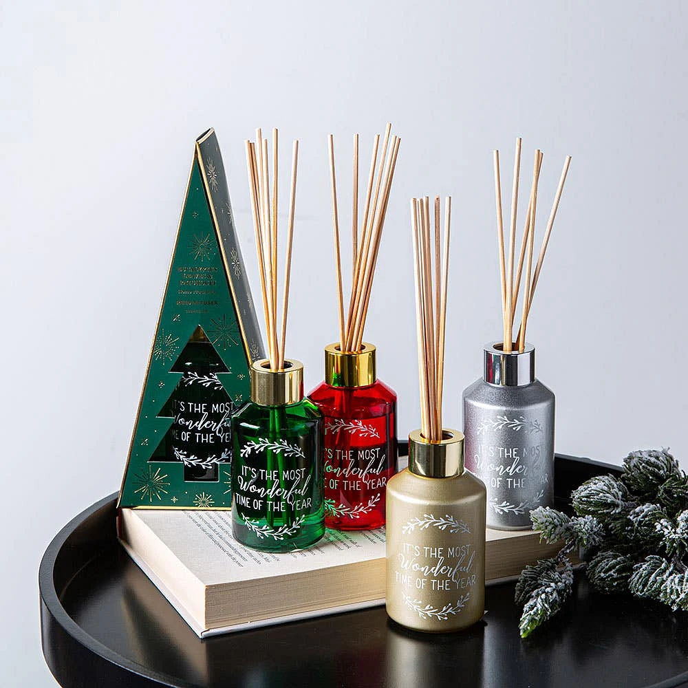 KSP Christmas Wonderful 'Cinnamon & Vanilla' Diffuser Set