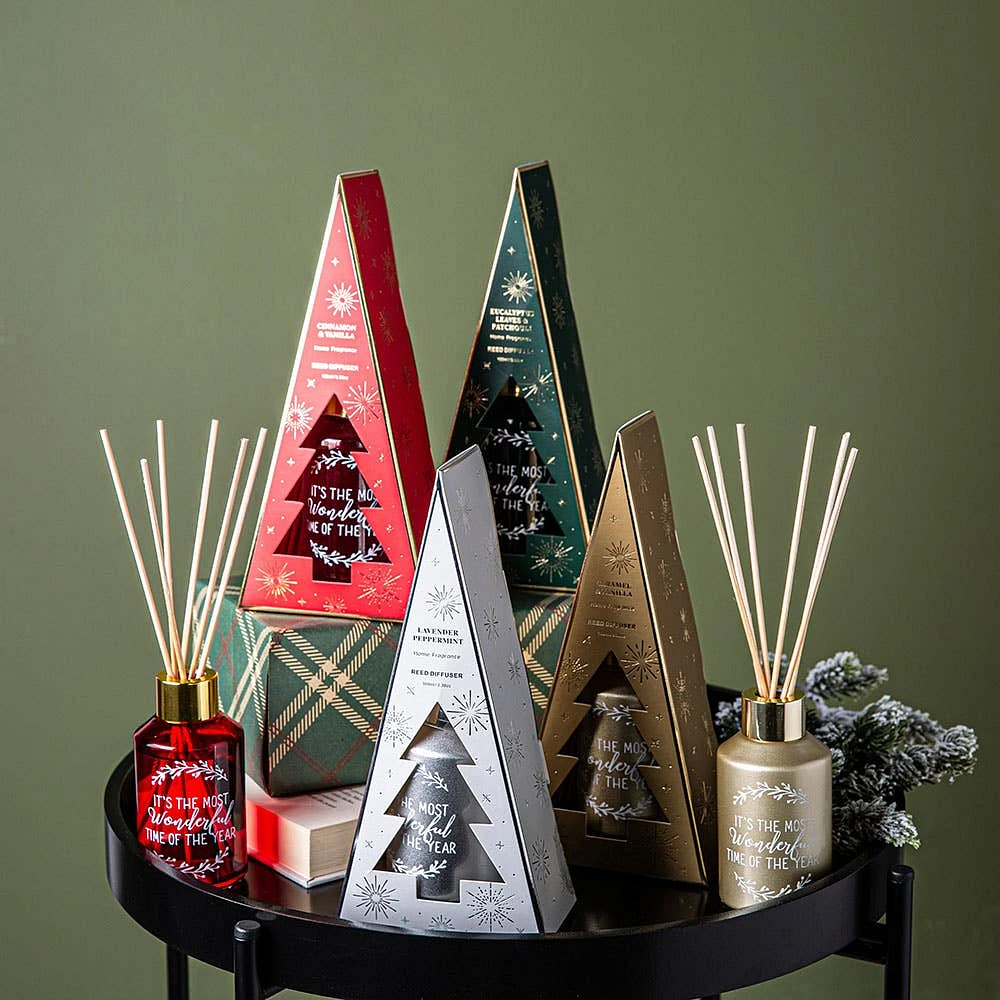 KSP Christmas Wonderful 'Cinnamon & Vanilla' Diffuser Set