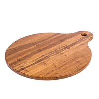 KSP Crushed Bamboo Cutting Board Round (Dark Brown)