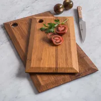 KSP Crushed 'Knife Edge' Bamboo Cutting Board (Dark Brown