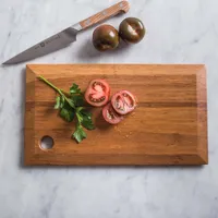 KSP Crushed 'Knife Edge' Bamboo Cutting Board (Dark Brown