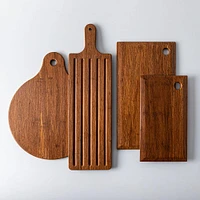 KSP Crushed 'Knife Edge' Bamboo Cutting Board (Dark Brown