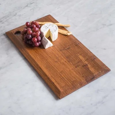 KSP Crushed Large 'Knife Edge' Bamboo Cutting Board (Dark Brown)