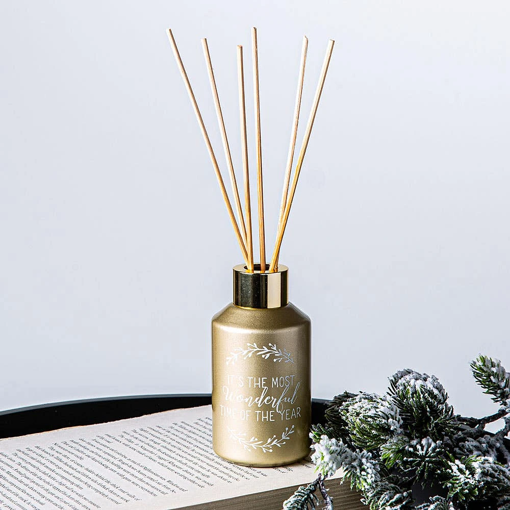 KSP Christmas Wonderful 'Caramel & Vanilla' Diffuser Set