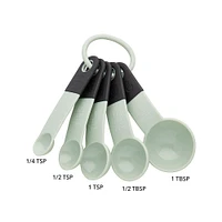 KitchenAid Cooks Silicone Measuring Spoon - Set of 5 (Pistachio)