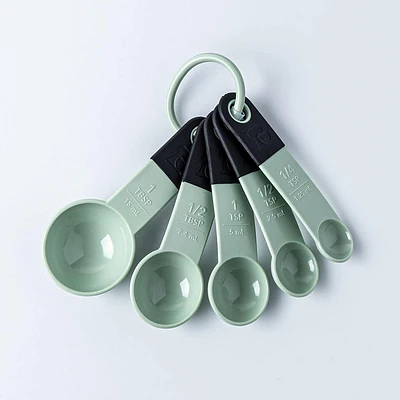 KitchenAid Cooks Silicone Measuring Spoon - Set of 5 (Pistachio)