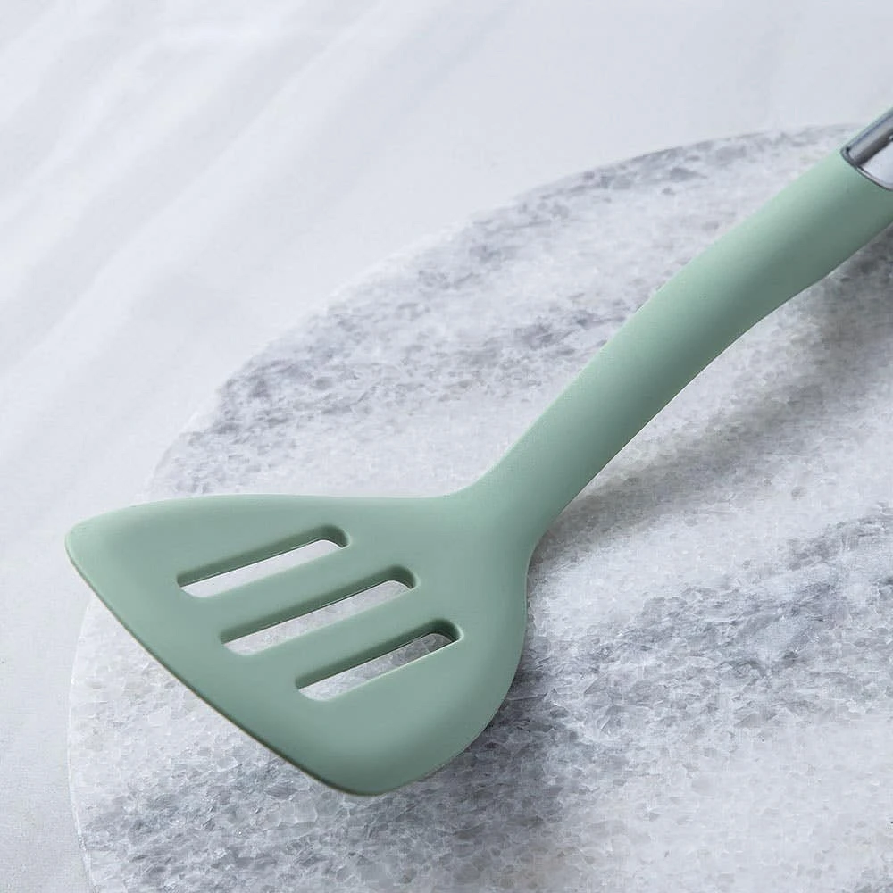 KitchenAid Cooks Silicone Slotted Turner (Pistachio)