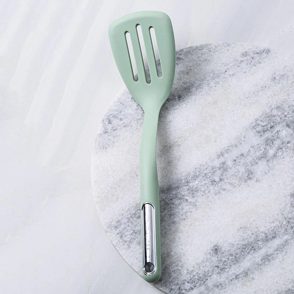 KitchenAid Cooks Silicone Slotted Turner (Pistachio)