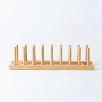 KSP Space Logic Bamboo Plate Rack (Natural)