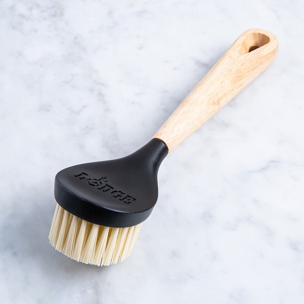 Lodge Kitchen Gear Wood Cast Iron Scrubber Brush (Natural)