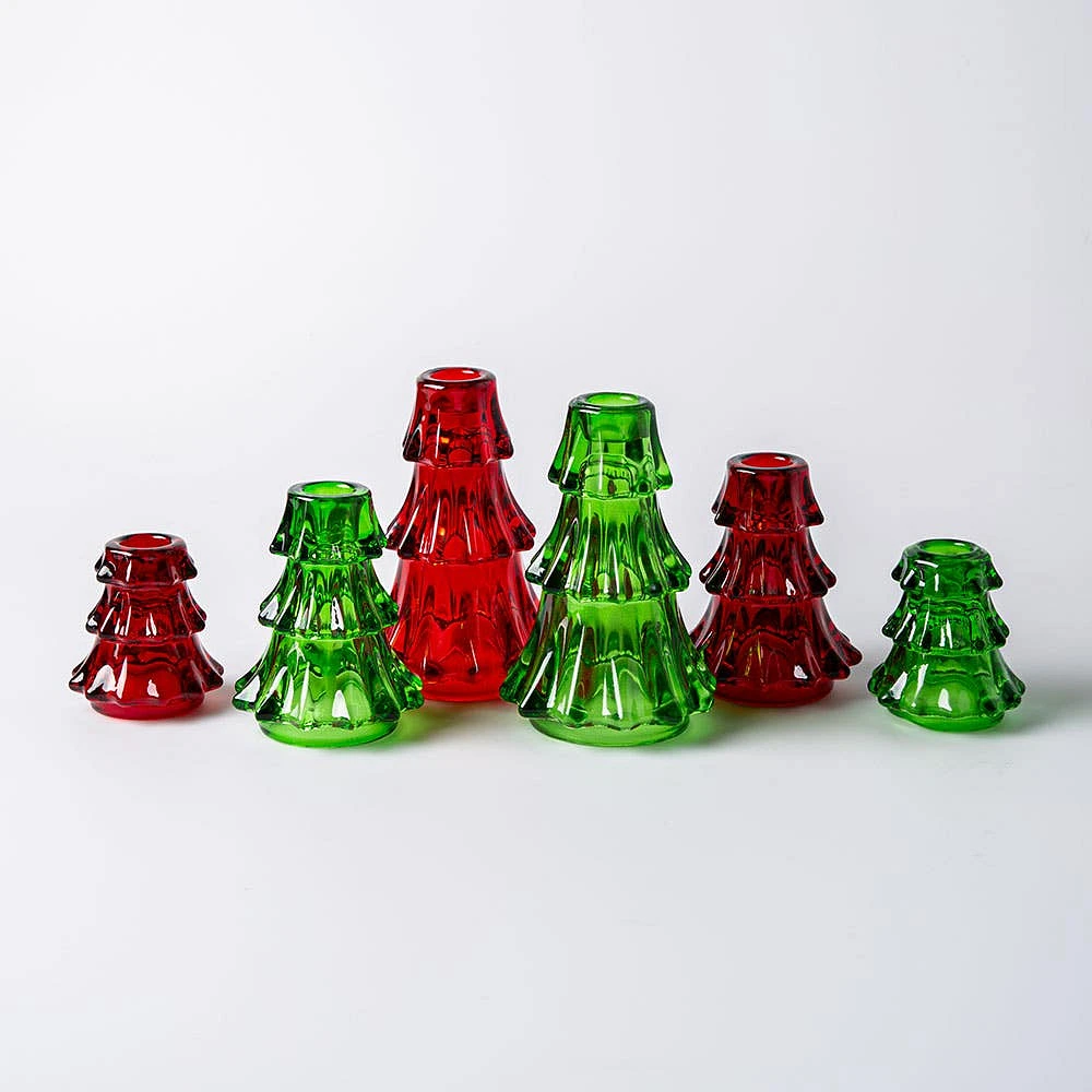 KSP Christmas Flare 'Tree' Taper Candle Holder 7.3x7.5cm