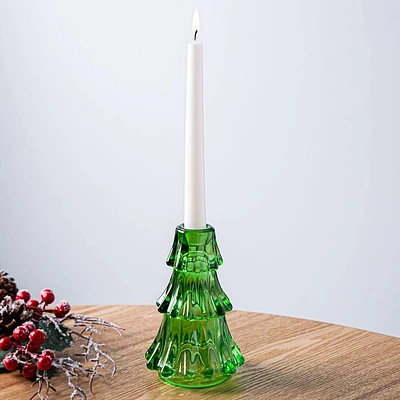 KSP Christmas Flare 'Tree' Taper Candle Holder 10x15cm