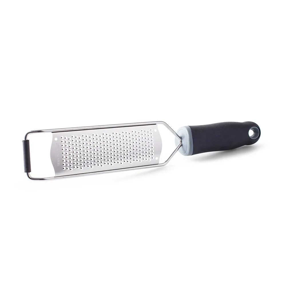 KSP Culinary 'Acid Etched' Hand Grater Fine (Black/Stainless Steel)