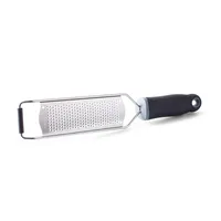 KSP Culinary 'Acid Etched' Hand Grater Fine (Black/Stainless Steel)