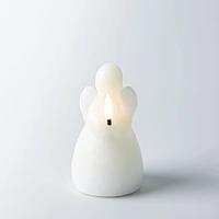 KSP Christmas Delight 'Angel' LED Wax Candle 11.5cm (White)