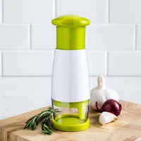 KSP Chef's Mate Mini Rotating Food Chopper (White/Green)