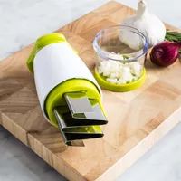 KSP Chef's Mate Mini Rotating Food Chopper (White/Green)