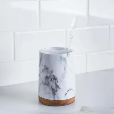 Harman Wysteria Ceramic Toothbrush Holder (White)