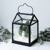 KSP Christmas Glow 'Snowman' LED Lantern (Black)