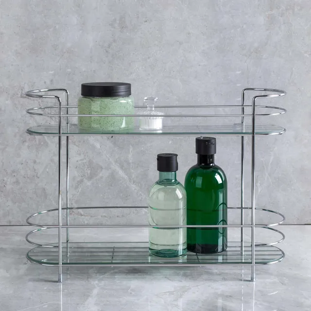 KSP Aluminum 'Paloma' Tension Bathtub Corner Shelf