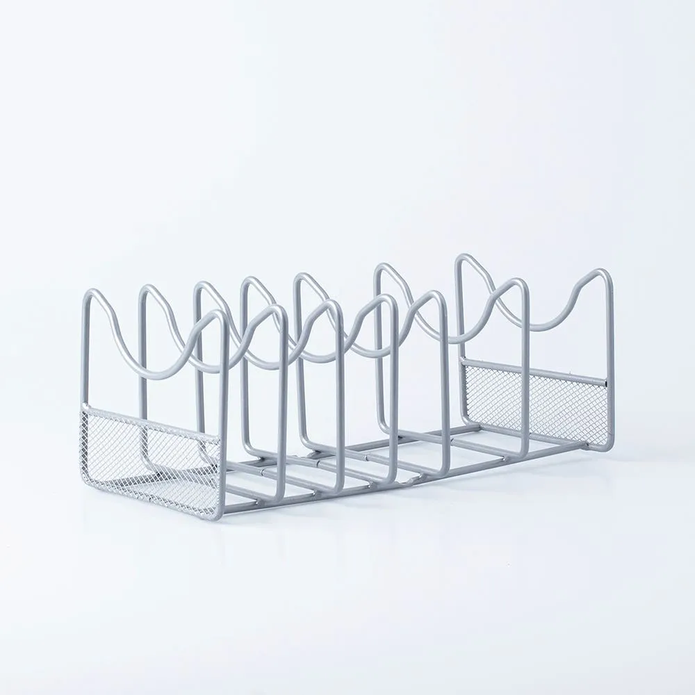 KSP Mesh Pan-Lid Organizer (Silver) 34 x 16.5 x 13 cm