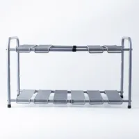 KSP Space Logic Expandable Under Sink Shelf (Silver) 35/69 x 29 x 37cm