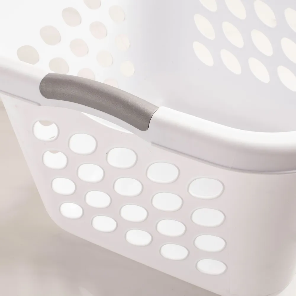 Sterilite Bushel Ultra Plastic Laundry Basket Square 1.5 bushel (Wht)