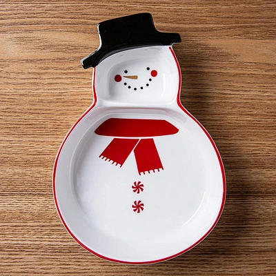 KSP Christmas Tradition 'Snowman' Ceramic Bowl