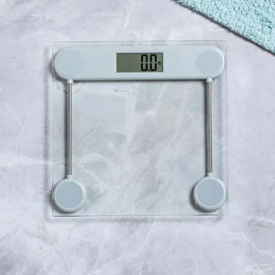 KSP Contour Glass Digital Bathroom Scale (Square)