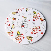 KSP Ceramica 'Oiseaux' Printed Ceramic Trivet (Multi Colour)