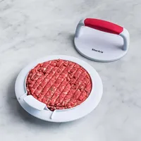 Starfrit Patty Hamburger Press - Set of 3 (White/Red)