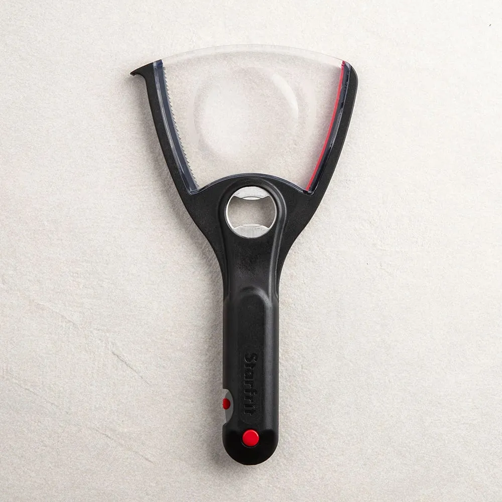 Starfrit Mighti-Grip Jar Opener (Black/Red)