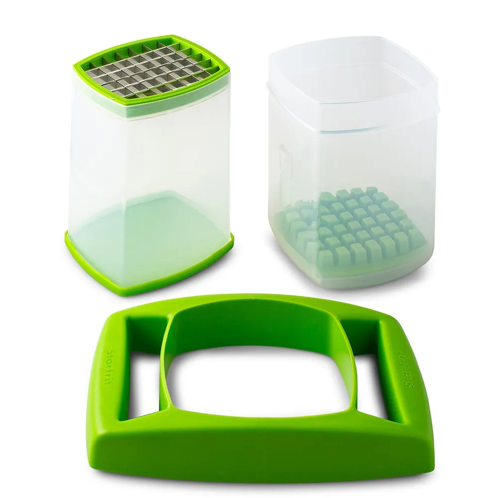 Starfrit Easy Fries French Fry Cutter (Clear/Green)