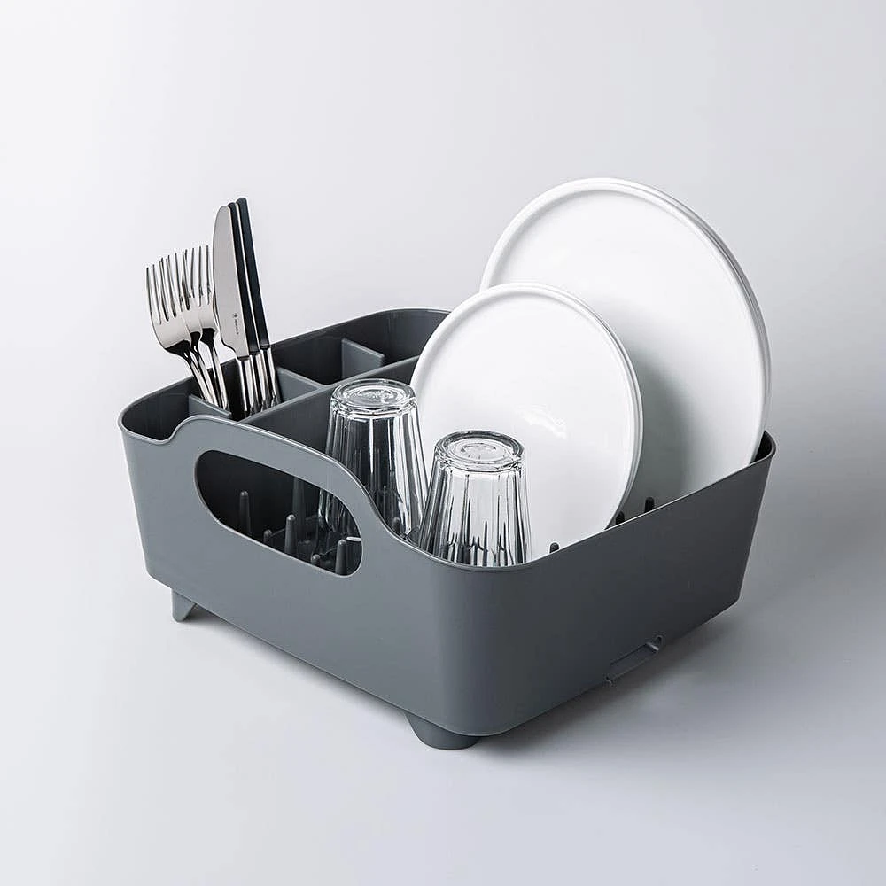 Umbra Tub Plastic Dish Rack (Charcoal)