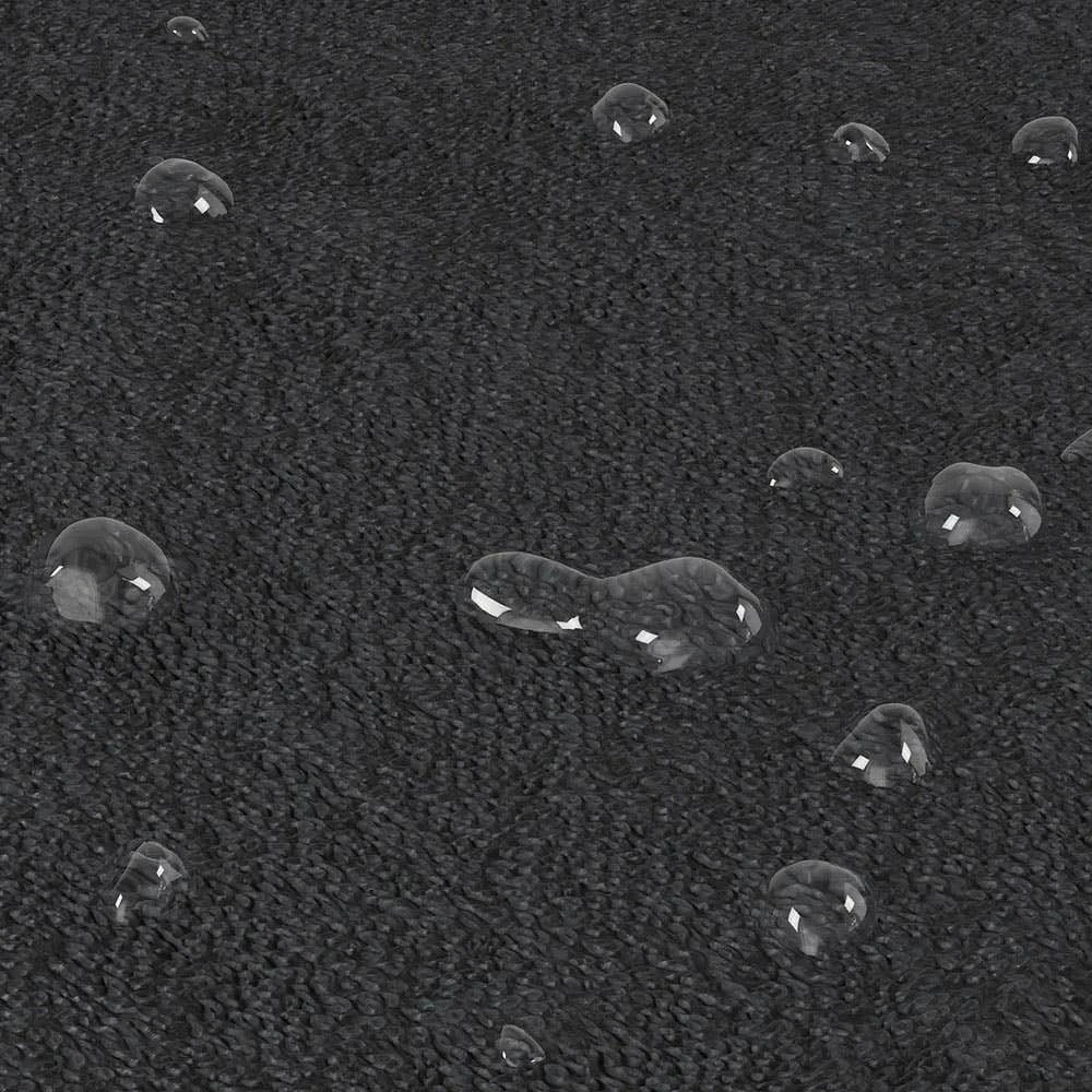 Umbra Udry Microfibre Drying Mat with Rack - Black (24x18")