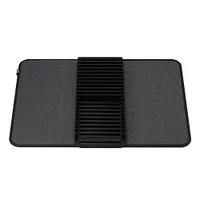 Umbra Udry Microfibre Drying Mat with Rack - Black (24x18")