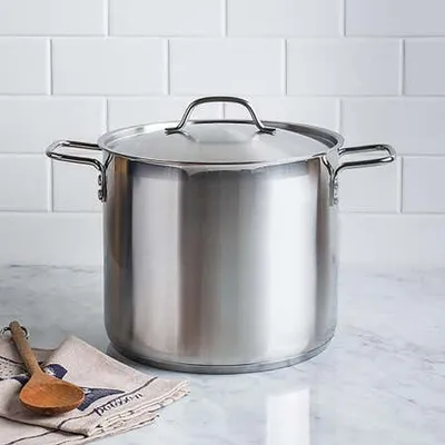 Strauss Pro 12L Stock Pot (Stainless Steel)